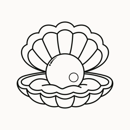 Sea World — colouring page